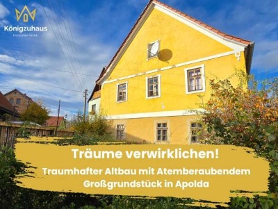 Malerischer Altbau mit atemberaubendem Großgrundstück in Apolda