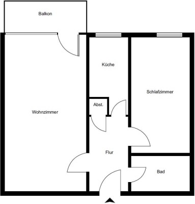 2-Zimmer-Wohnung zur Miete – Erstbezug nach Sanierung – Mit Balkon & Stellplatz
