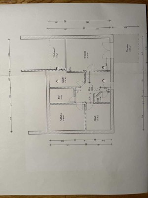 Helle 3-Zimmer Wohnung mit Terrasse und kleinem Garten in Heidenau