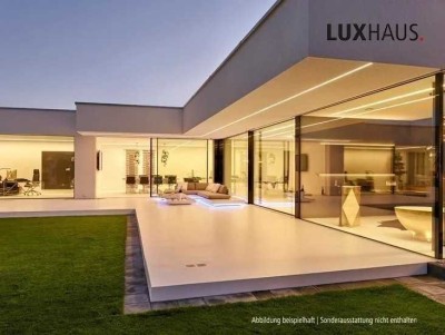 LUXHAUS Bauhaus Bungalow mit 180 m² WF plus Keller alles noch individuell planbar Schlüsselfertig