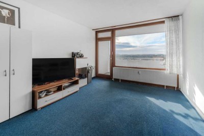 RESERVIERT - Modernes 1-Zimmer-Apartment mit traumhafter Aussicht in Neu-Isenburg