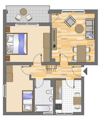 3-Zimmer-Wohnung in Gelsenkirchen Hassel