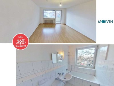 Attraktive 2-Zimmer-Wohnung mit Balkon und Badewanne in ruhiger Lage