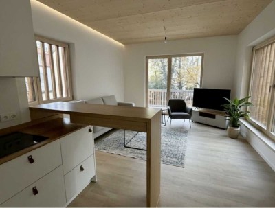 Massivholzbau - Neubau Erstbezug !  Traumhafte Maisonette Wohnung