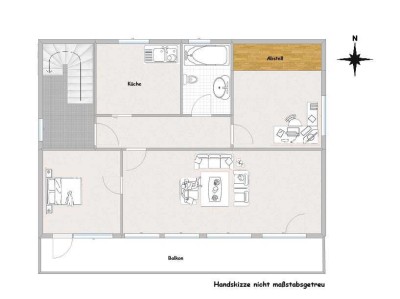 Charmante Mietwohnung mit Gartenparadies - citynah und grün