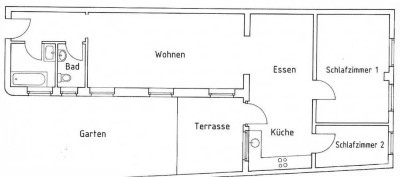 Frisch renovierte 3,5 Zimmer Wohnung