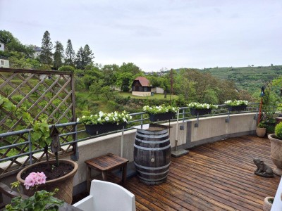 Exklusive Wohnung mit Terrasse und Blick ins Kremstal!