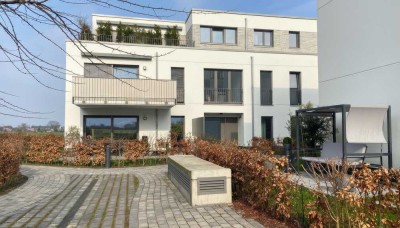 Moderne 2-Zimmer-Wohnung mit EBK und Garten mit Weitblick ins Grüne