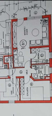 Geschmackvolle, gepflegte 3-Zimmer-Wohnung mit Balkon in Dillingen A.d.donau