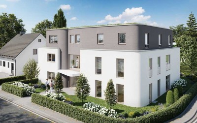 Zeitgemäße 4-ZKB-Neubauwohnung mit Balkon in Kissing