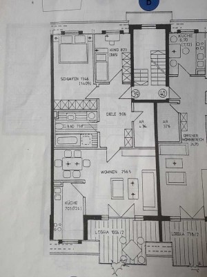Helle 3-Zimmer-Wohnung in Merching