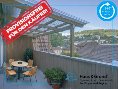 (GFL 92m²) 3,5 Zimmer Wohnung mit beeindruckender Aussicht, Balkon & Terrasse, Carport uvm.