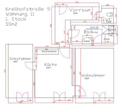 Mietwohnung 55m2 in Waidhofen/Ybbs - privat