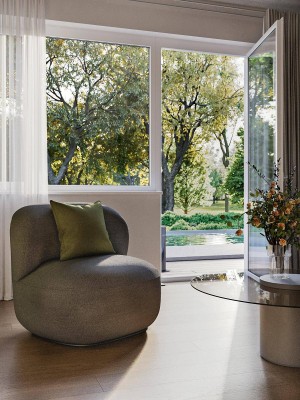 Herbstaktion: Die feine Art zu wohnen – 4 Zimmer Gartenwohnung mit architektonischem Anspruch