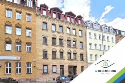 Helle 2-Zi.-Wohnung nahe Stadtpark – neue Fenster & Heizung, 2. OG mit Keller