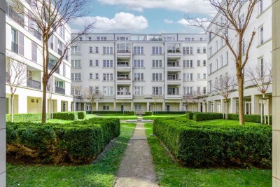 Wohnen im Botschaftsviertel: voll möblierte 2-Zi-Whg, 90 m² + große Terrasse per SOFORT zu VERKAUFEN