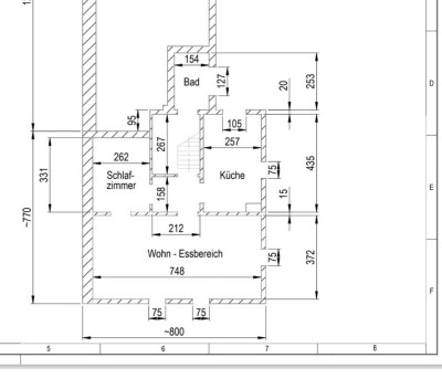 550 € - 55 m² - 2.0 Zi.