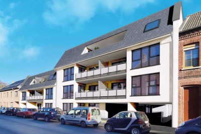 Barrierearme, gemütliche und nachhaltige Neubau-2-Zimmerwohnung mit Balkon und Einbauküche
