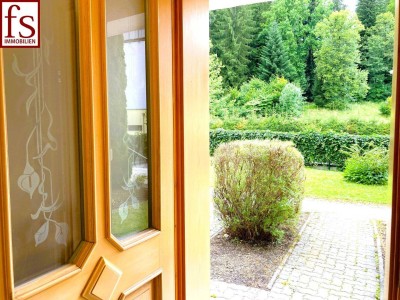 3-ZIMMER GARTENWOHNUNG mit HAUS-CHARAKTER - SCHÖNE AUSSICHT – GRÜNLAGE - nahe KATRIN-SEILBAHN