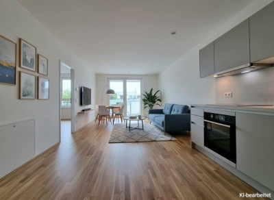 Neubauwohnung + 6,82 m² Balkon, Fußbodenheizung/-kühlung &amp; optionaler TG-Wallbox – ab 02/2026