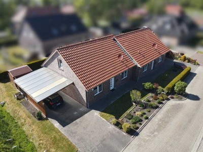 Doppelhaushälfte (Bungalow) in Upgant-Schott, Bj. 2015, Energiekl. A+ !PROVISIONSFREI!