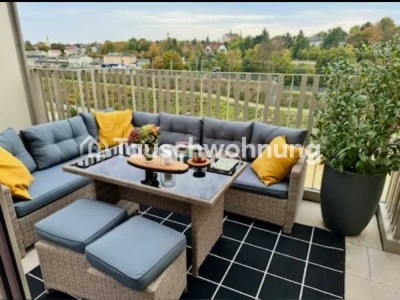 Tauschwohnung: 3 Zimmer Neubauwohnung mit 2 Dachterassen