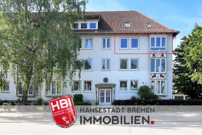 Schwachhausen / Modernisierte 3-Zimmer-Wohnung mit Balkon
