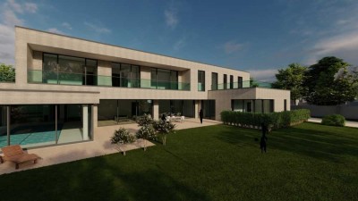 Fast fertiggestellt - modernste Villa der Extraklasse in allerbester Lage von E-Bredeney