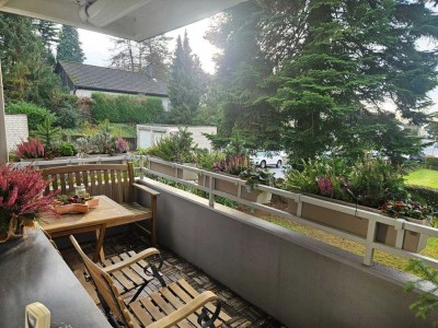 Schöne und ruhige 2-Zimmer-Erdgeschosswohnung mit Balkon - ideal für Paare oder Singles
