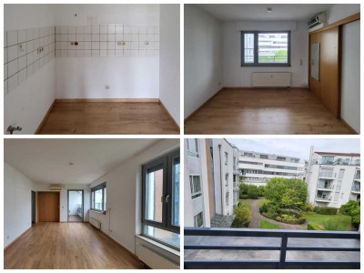 barriererfreie, lichtdurchflutete 2 Zimmer Wohnung mit Balkon