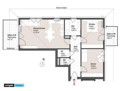 Am Aufeld: 3-Zimmer Wohnungen