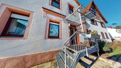 Wohnen im alten Rathaus von Stutensee-Staffort, 3-Zimmer-Wohnung