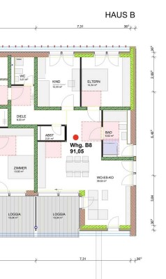 Wohnberechtigungsschein erforderlich! 3-Zimmer Wohnung im MarktQuartier