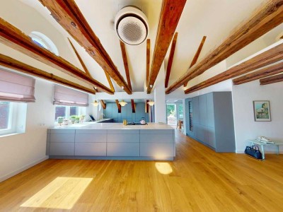 Erstklassiges Wohnerlebnis über Putbus – Klimatisiertes Penthouse mit Weitblick