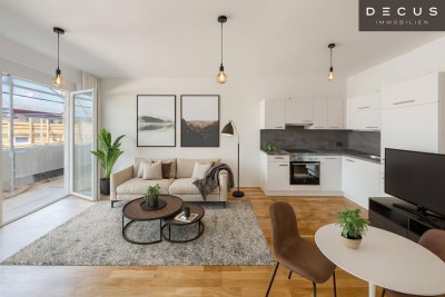 | AB DEZEMBER | 1-ZIMMER | TERRASSE | AN DER ALTEN DONAU | DONAUSTADTBRÜCKE | SÜDOSTSEITIG