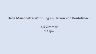 Helle Maisonette-Wohung im Herzen von Beutelsbach (saniert)