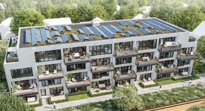 Neubau! KfW55! 2 Zimmer-Wohnung in zentraler Lage