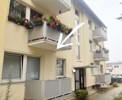 Kapitalanlage! Vermietete 3-Zimmer-Eigentumswohnung mit Balkon, Hochparterre.