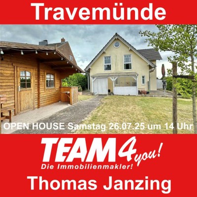 TEAM 4you: OPEN HOUSE Sa 26.07. um 14:00 Uhr, DDH, großer Garten, Gartenhaus, Garage und Wärmepumpe