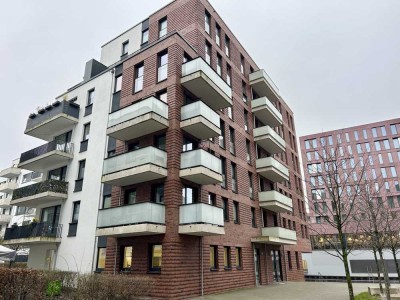 Moderne 2-Zimmer-Wohnung mit Dachterrasse und Bootssteg