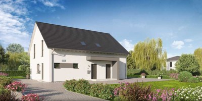 modernes 2 Familienhaus mit großem Baugrundstück
