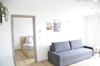 Helle möbilierte Wohnung mit Fernblick –Appartement Wohnen auf Zeit Ferienwohnung Appartment