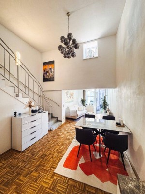 Stylisch wohnen für zwei Monate - cooles Galerie-Loft!