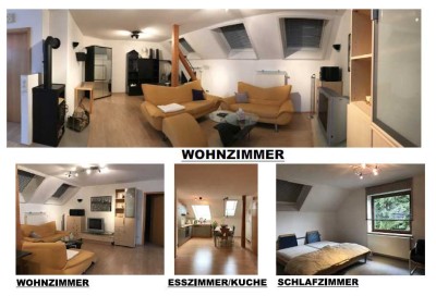 Helle 2-Zimmer-Wohnung in Sinzing – 88 m² Wohnfläche + 50 m² Nebenraum, vollmöbliert, Klima-Heizung