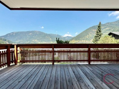 Traumhaftes Ski-in &amp; Ski-out 3-Zi.-Gartenappartement in Panoramalage