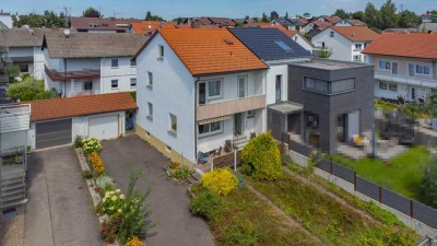 Familienfreundliche Doppelhaushälfte in ruhiger, zentrumsnaher Lage von Kißlegg