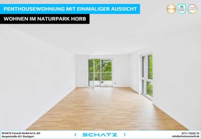 Exklusive 3-Zi Penthousewohnung mit Balkon I � Wohnen im Naturpark Horb