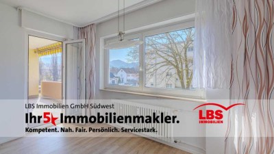 Helle 3-Zimmer-Wohnung mit großem Balkon in ruhiger Lage in Waldkirch!