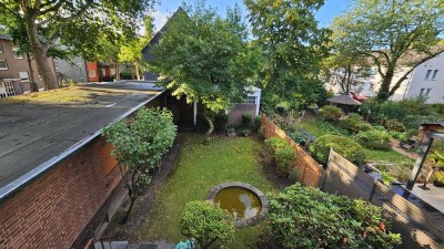 3-Zimmer Erdgeschosswohnung mit Garten, Terrasse, Garage in Duisburg-Aldenrade, gepflegt.
