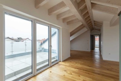 Gemütliche Neubau-Dachgeschosswohnung mit Dachterrasse in ruhiger Lage von Gaimersheim!